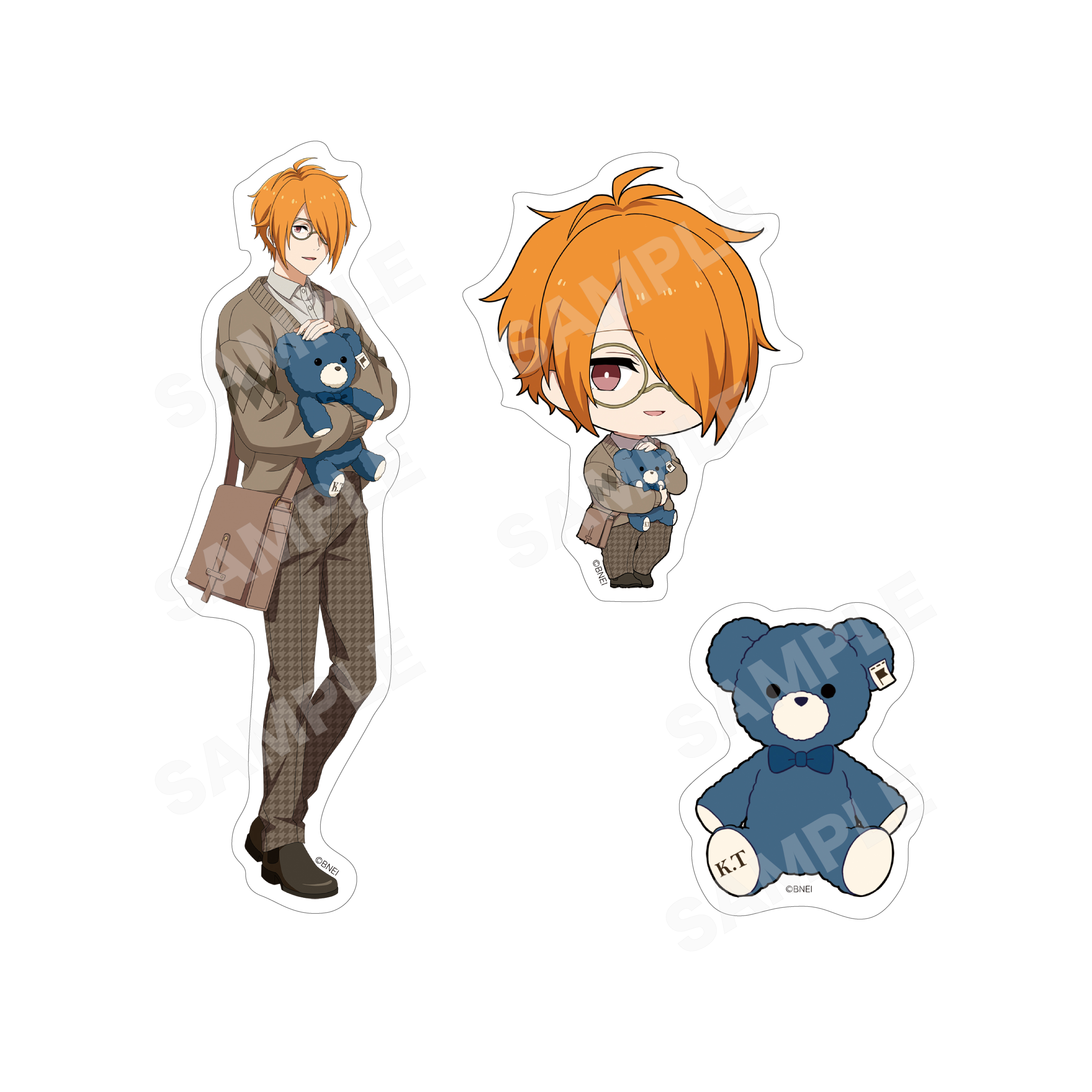 【CS.FRONT】アイドルマスター SideM Teddy＇s Collection ステッカー（3枚セット） /05 九十九一希