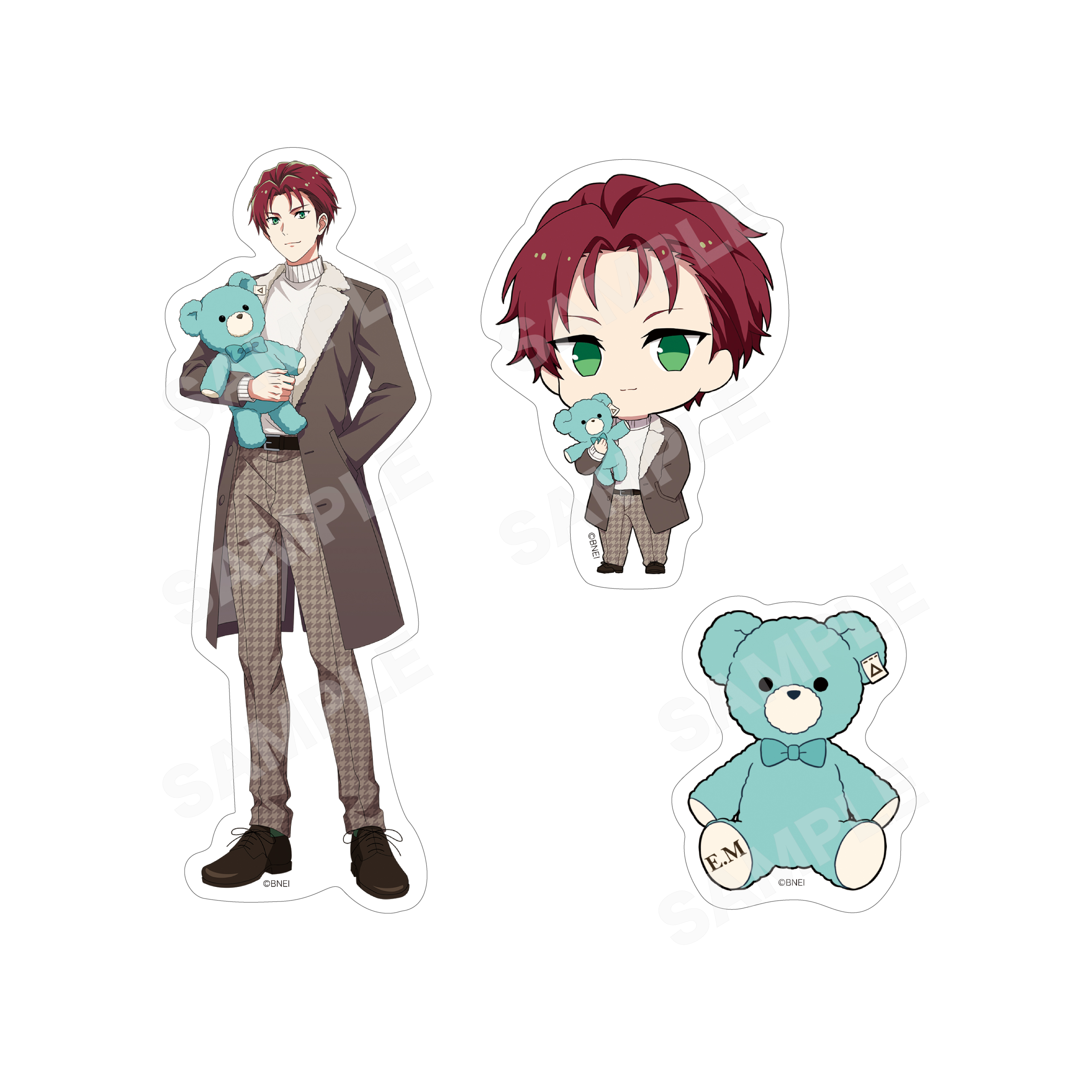 【CS.FRONT】アイドルマスター SideM Teddy＇s Collection ステッカー（3枚セット） /08 眉見鋭心