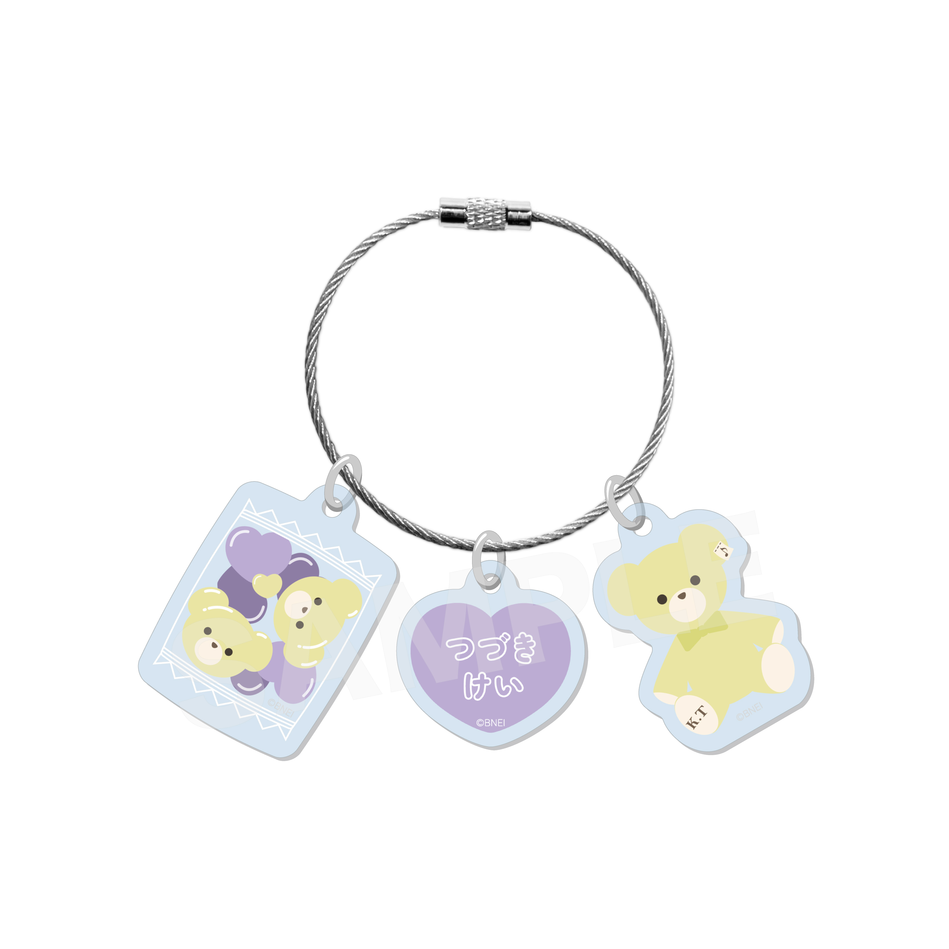 【CS.FRONT】アイドルマスター SideM Teddy＇s Collection ワイヤー3連アクリルチャーム /01 都築圭