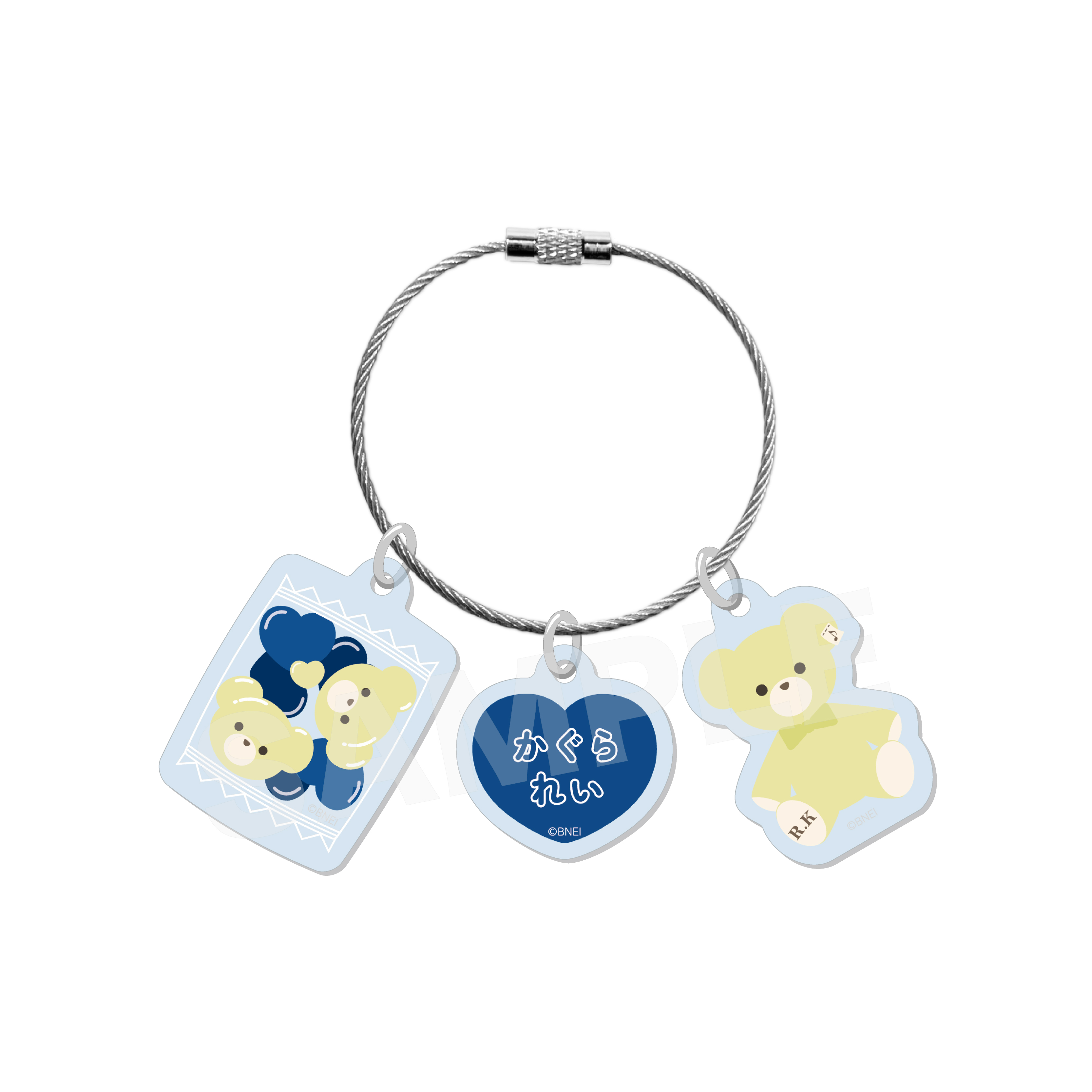 【CS.FRONT】アイドルマスター SideM Teddy＇s Collection ワイヤー3連アクリルチャーム /02 神楽麗