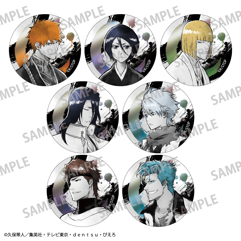 【カミオジャパン】BLEACH 千年血戦篇 トレーディングオーロラ缶バッジ/カミアニTOUCH2 1BOX入数：7