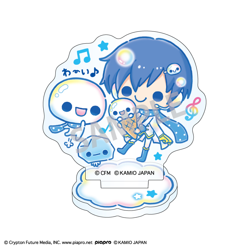 【カミオジャパン】初音ミク×ぷくぷくあわわちゃん ミニアクリルスタンド KAITO