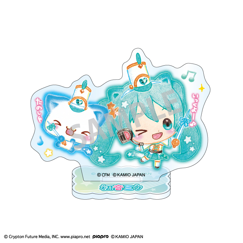 【カミオジャパン】初音ミク×Happy March ミニアクリルスタンド 初音ミク