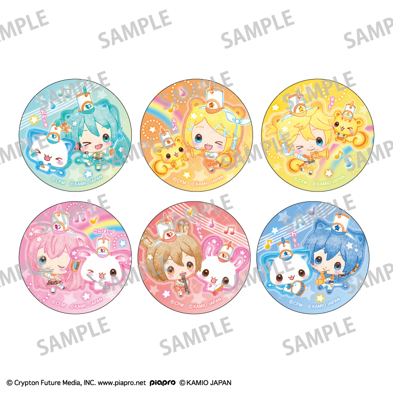 【カミオジャパン】初音ミク×Happy March トレーディング缶バッジ 1BOX入数：6