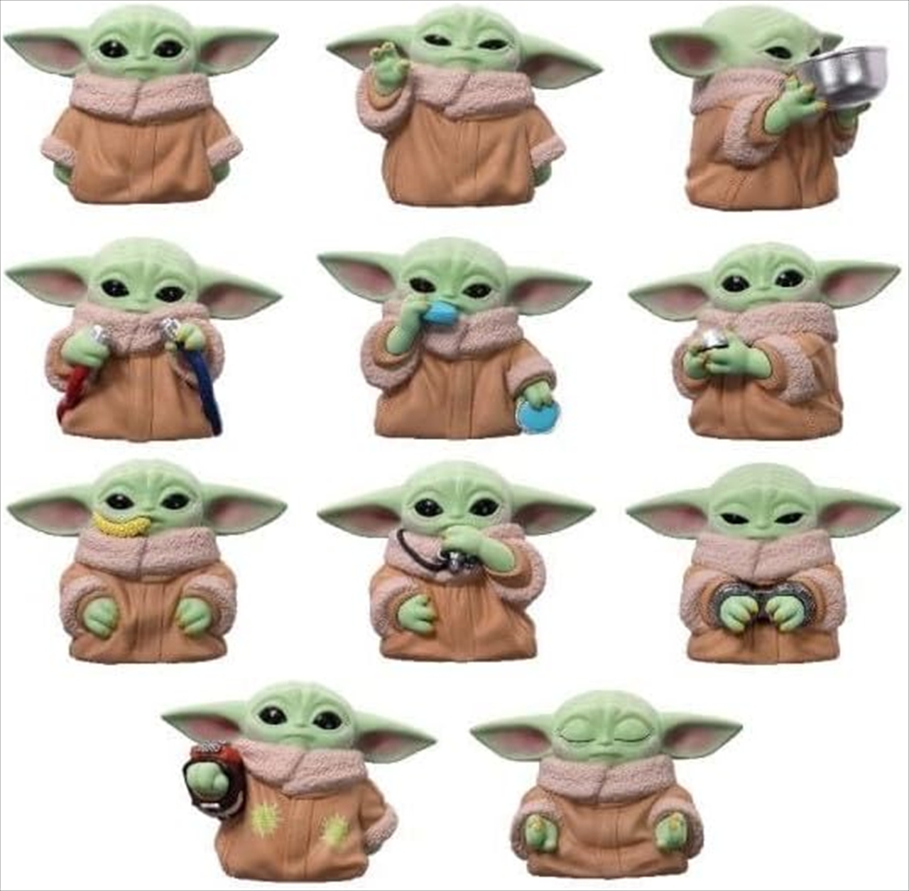 【エンスカイ】スター・ウォーズ マンダロリアン グローグー ソフビパペットマスコット 1BOX入数：11
