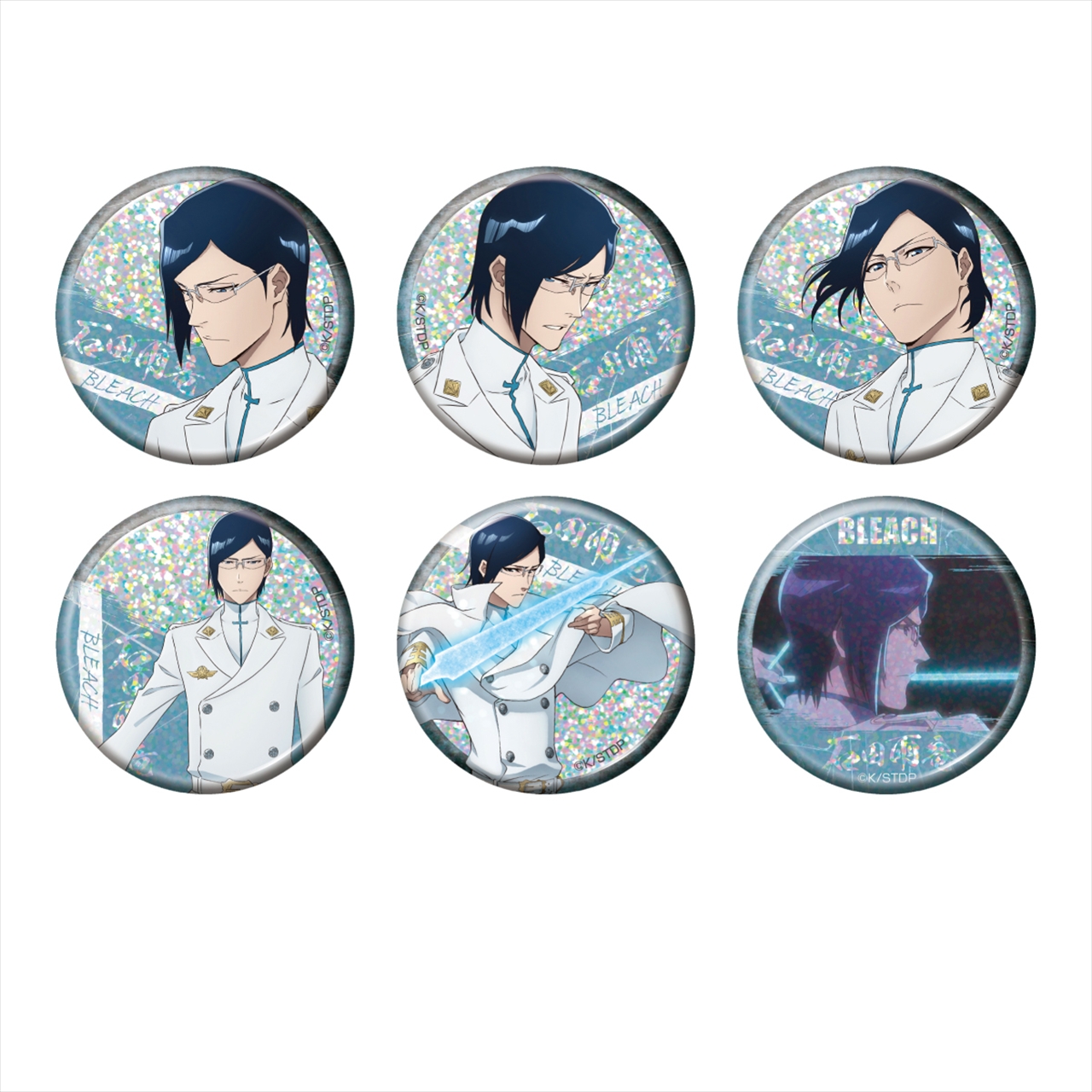 【ベルファイン】TVアニメ『BLEACH 千年血戦篇』トレーディング ホログラム缶バッジ 石田雨竜 1BOX入数：6