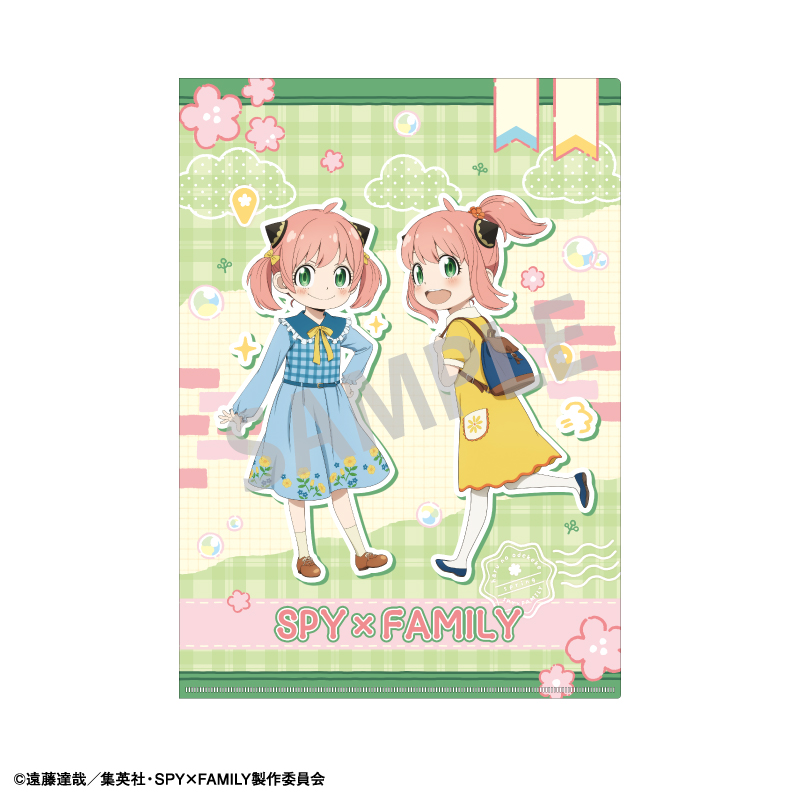 【カミオジャパン】SPY×FAMILY A4シングルクリアファイル グリーン/春のおでけけ