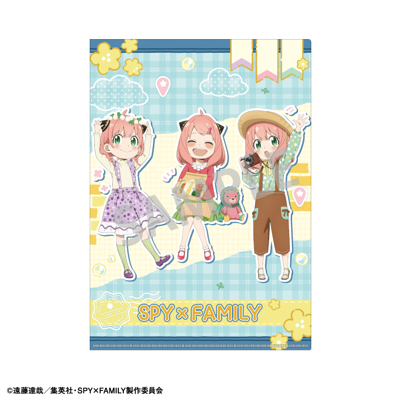 【カミオジャパン】SPY×FAMILY A4シングルクリアファイル ブルー/春のおでけけ