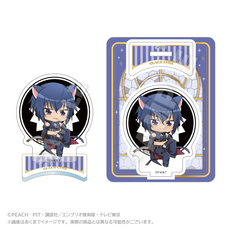【ステラノーツ】しゅごキャラ！ ミニキャラアクリルマスコット まるまどver. ブラックリンクス