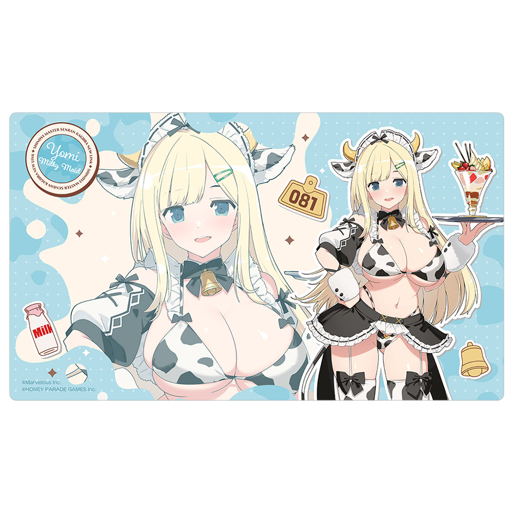 【カーテン魂】シノビマスター 閃乱カグラ NEW LINK 描き下ろしラバーマット（詠/ミルキーメイド）