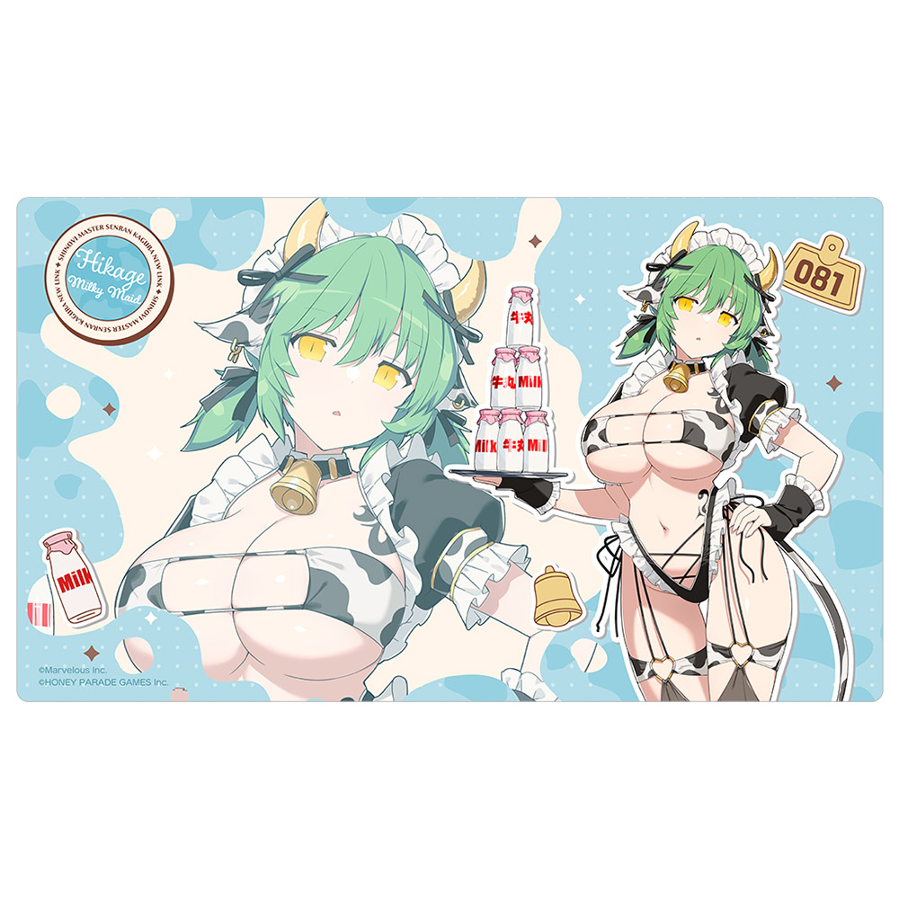 【カーテン魂】シノビマスター 閃乱カグラ NEW LINK 描き下ろしラバーマット（日影/ミルキーメイド）