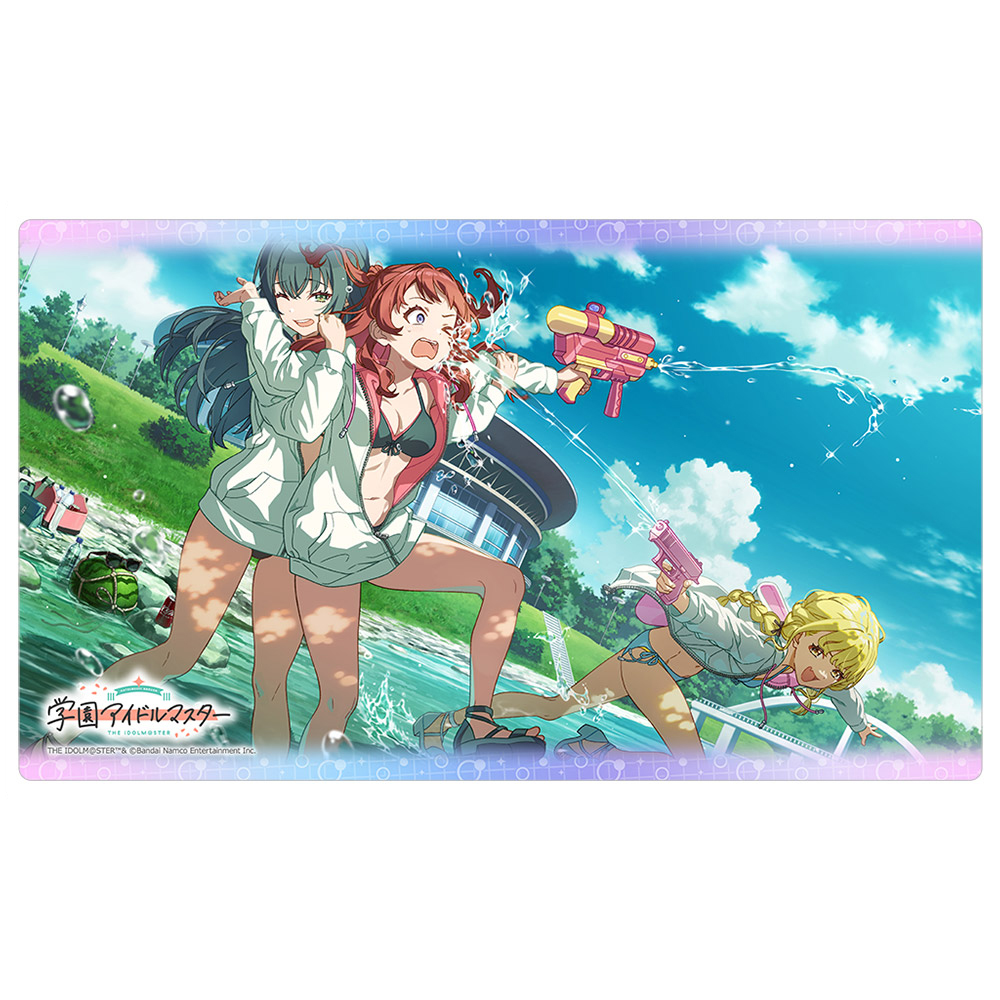 【カーテン魂】学園アイドルマスター ラバーマット（夏を満喫するわよ！）