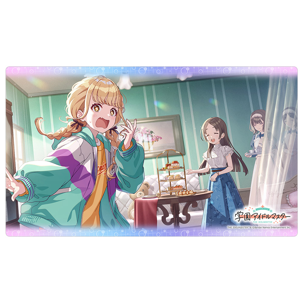 【カーテン魂】学園アイドルマスター ラバーマット（これは――お城ッ！！）