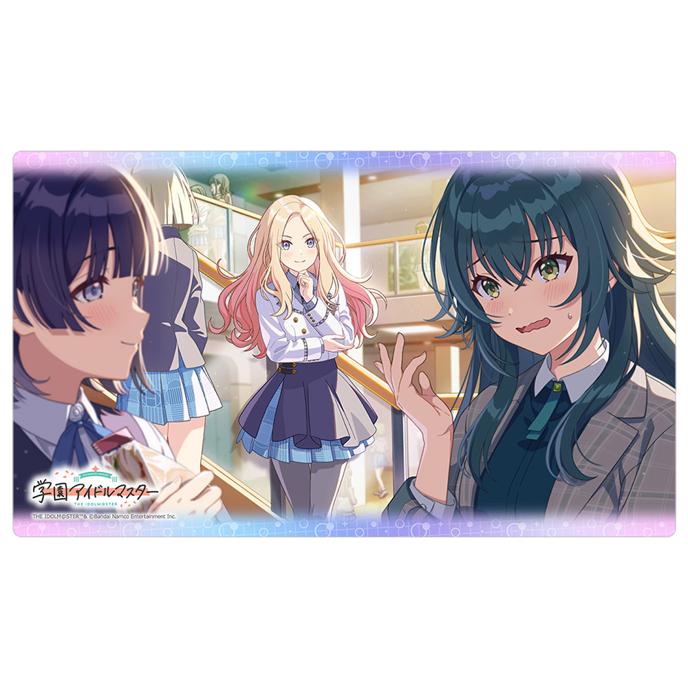 【カーテン魂】学園アイドルマスター ラバーマット（月村手毬、興味深いわね）