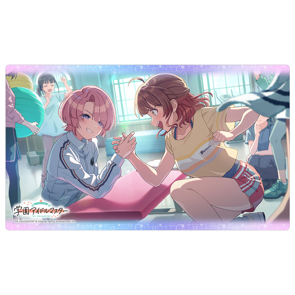【カーテン魂】学園アイドルマスター ラバーマット（レディ・セット、ゴー！）
