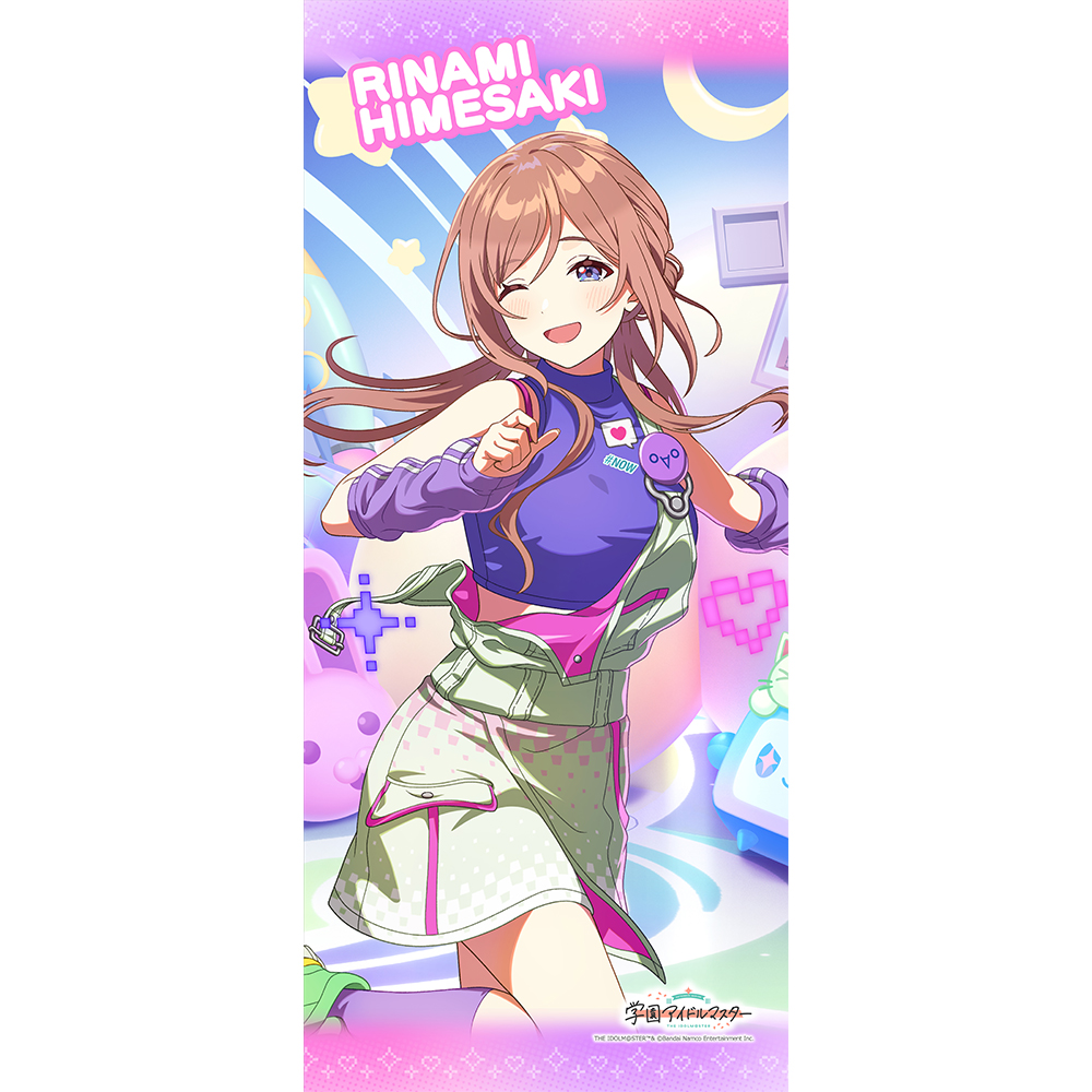 【カーテン魂】学園アイドルマスター スポーツタオル（姫崎莉波/ミラクルナナウ（゜∀゜）！）