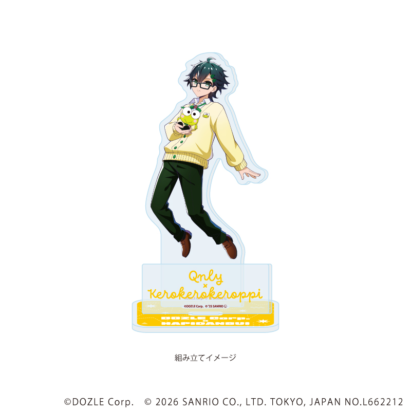 【A3】アクリルスタンドプレート「ドズル社×はぴだんぶい」03/おんりー×けろけろけろっぴ（コラボイラスト）