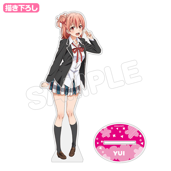 【TBSグロウディア】やはり俺の青春ラブコメはまちがっている。続 アクリルフィギュアM/由比ヶ浜結衣 制服Ver.