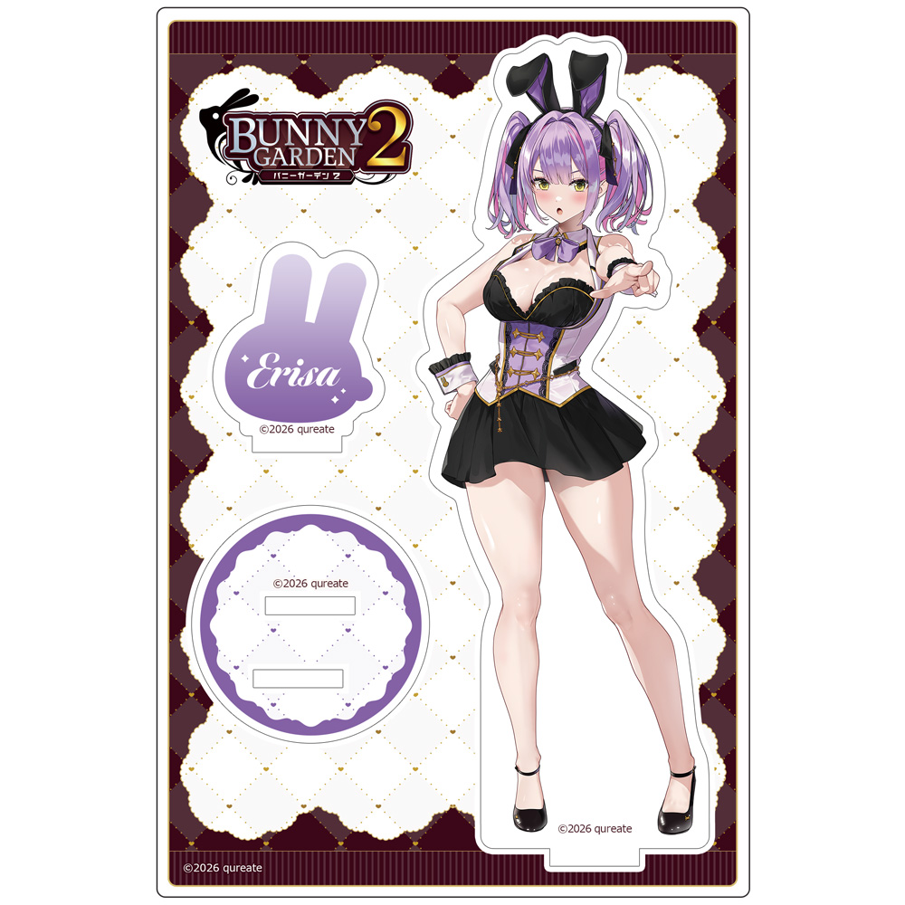 【カーテン魂】バニーガーデン2 アクリルスタンド（英梨紗）