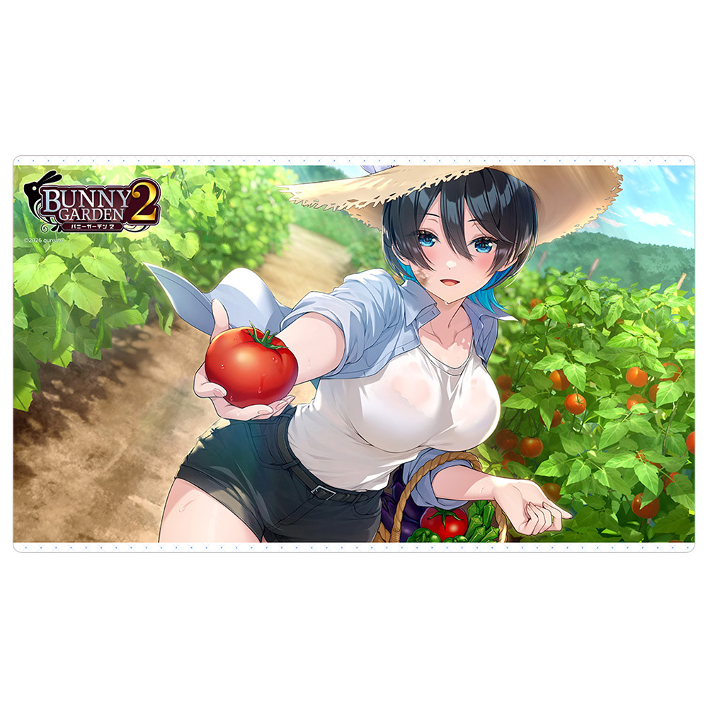 【カーテン魂】バニーガーデン2 ラバーマット（美羽香）