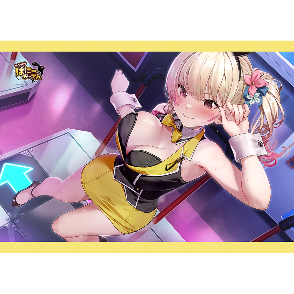 【カーテン魂】へべれけ ばにーがーでん B2タペストリー（凜）Wスエード