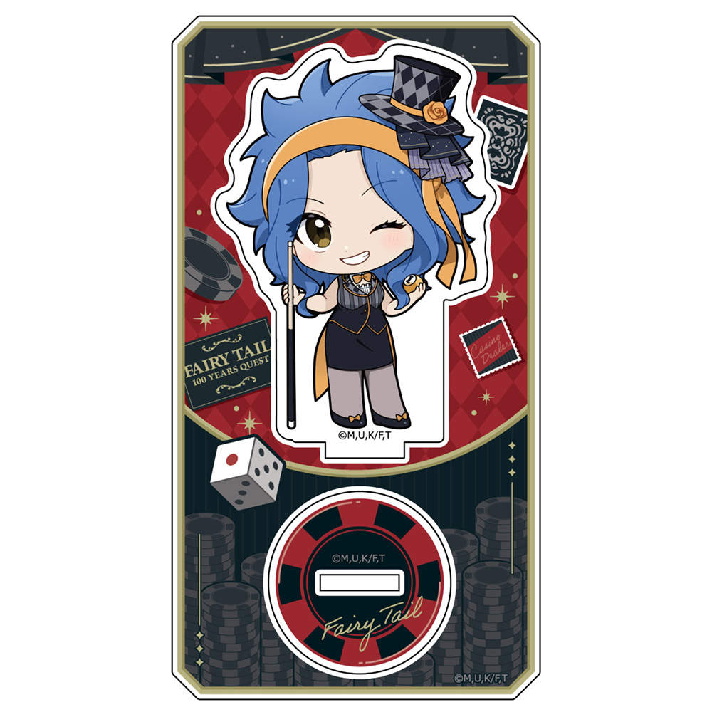 【Parflette】FAIRY TAIL 100年クエスト アクリルスタンド（レビィ/カジノディーラー）
