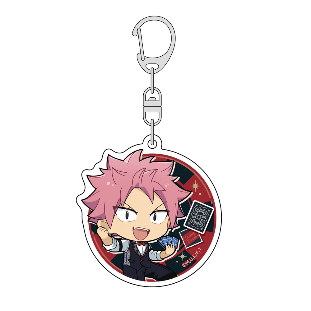 【Parflette】FAIRY TAIL 100年クエスト アクリルキーホルダー（ナツ/カジノディーラー）