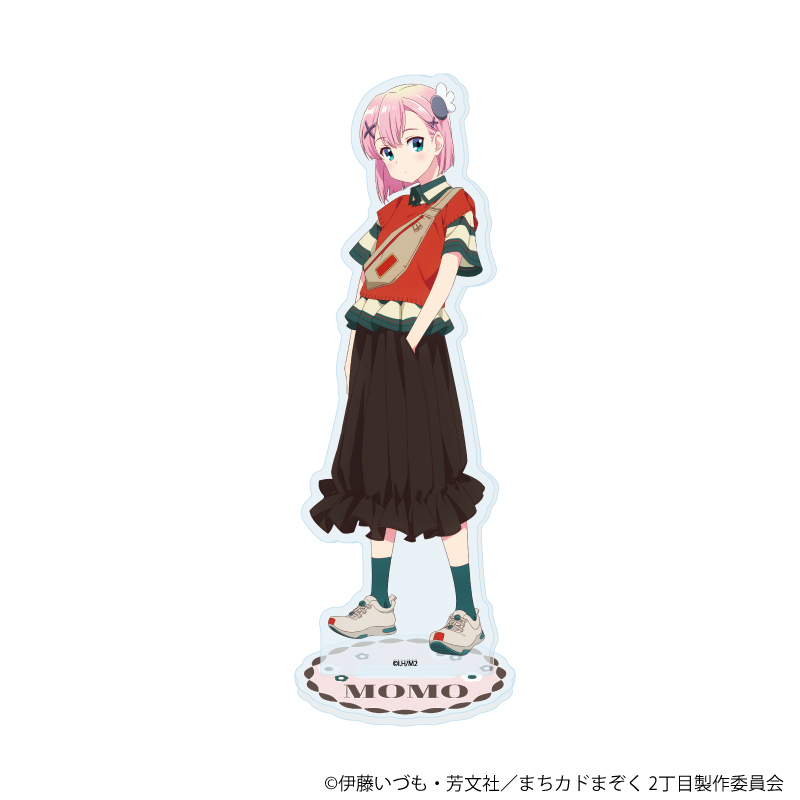 【A3】アクリルスタンド「まちカドまぞく 2丁目」26/千代田桃 おめかしver.（描き下ろしイラスト）