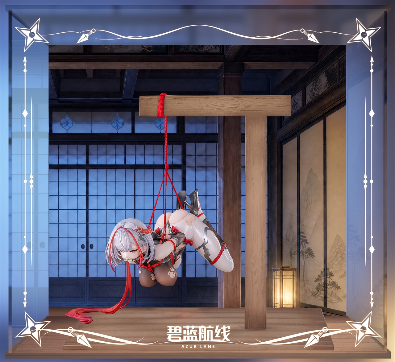 【AniGame】「アズールレーン」 伊404 華やかなれ、紅緒の舞Ver. 1/6 完成品フィギュア 展示ケース付きスペシャル版