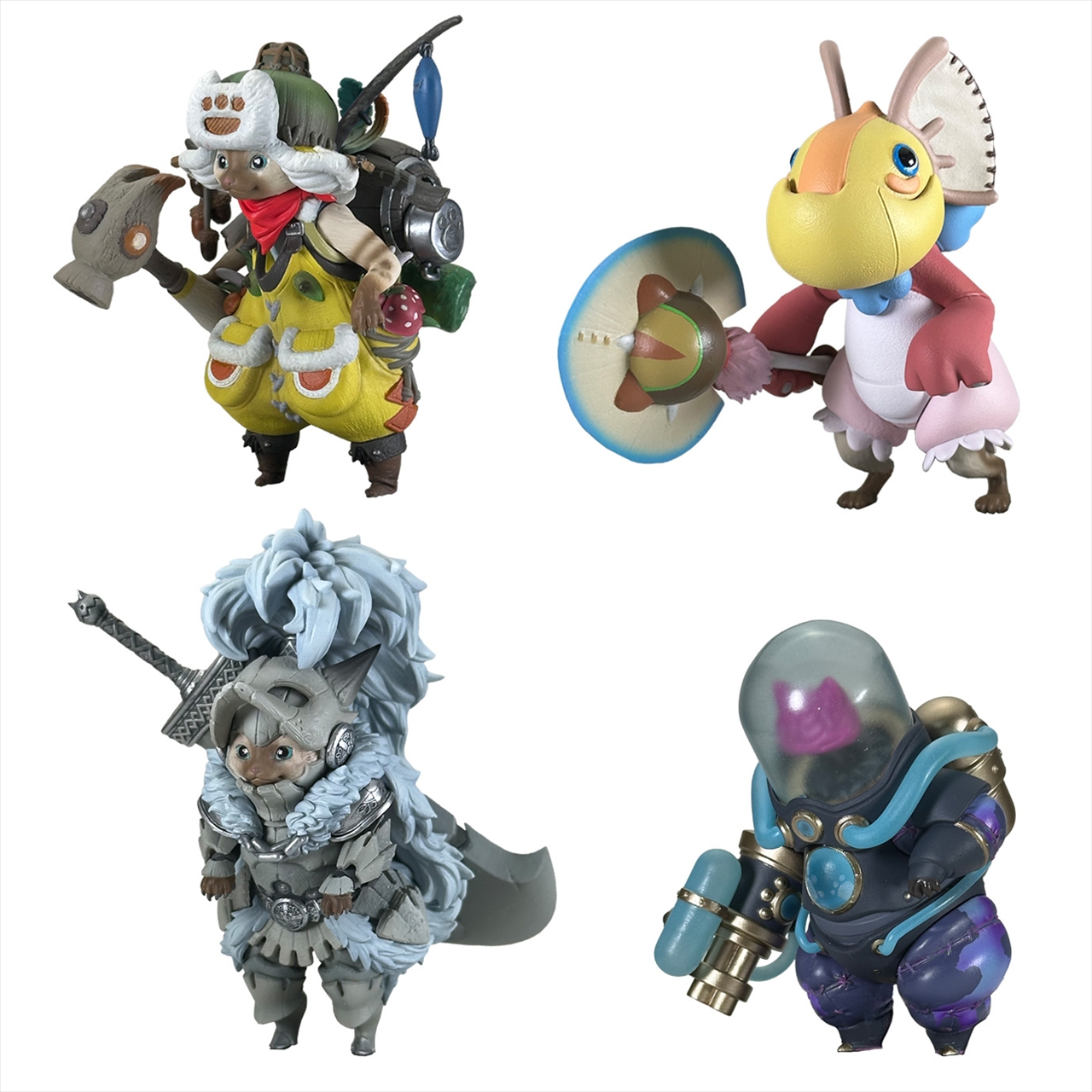 【カプコン】カプコンフィギュアビルダー モンスターハンター スタンダードモデル Plus オトモアイルーコレクション Vol. 1 1BOX入数：4