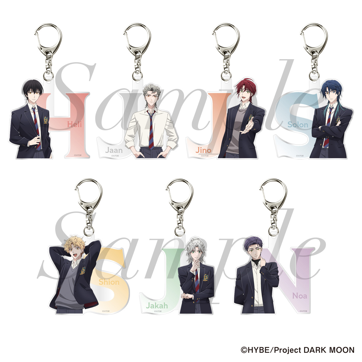 【フィルター・インク】DARK MOON： THE BLOOD ALTAR トレーディングイニシャルキーホルダー 全7種 1BOX入数：7