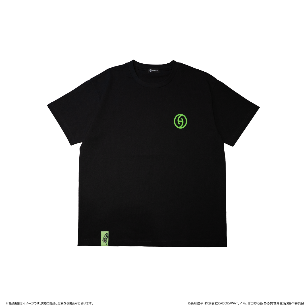 【Smarprise】Re：ゼロから始める異世界生活_XLサイズ_AMICIS エキドナTシャツ 黒