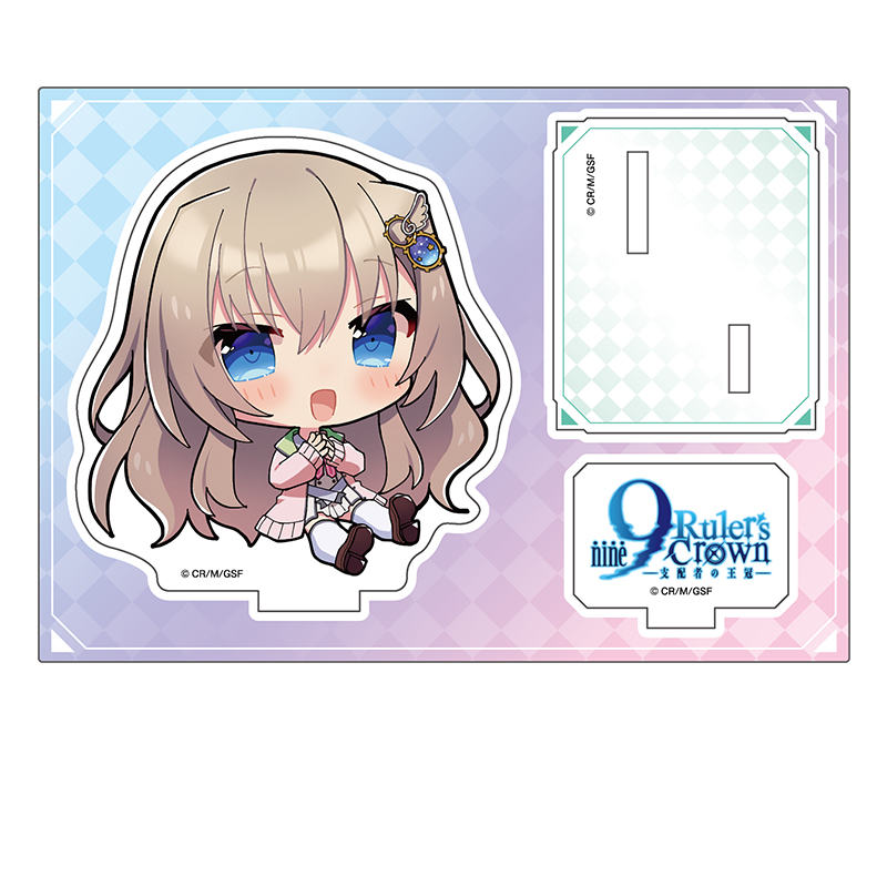 【ペンギンパレード】9-nine- Ruler's Crown ぺたん娘アクリルフィギュア 九條 都
