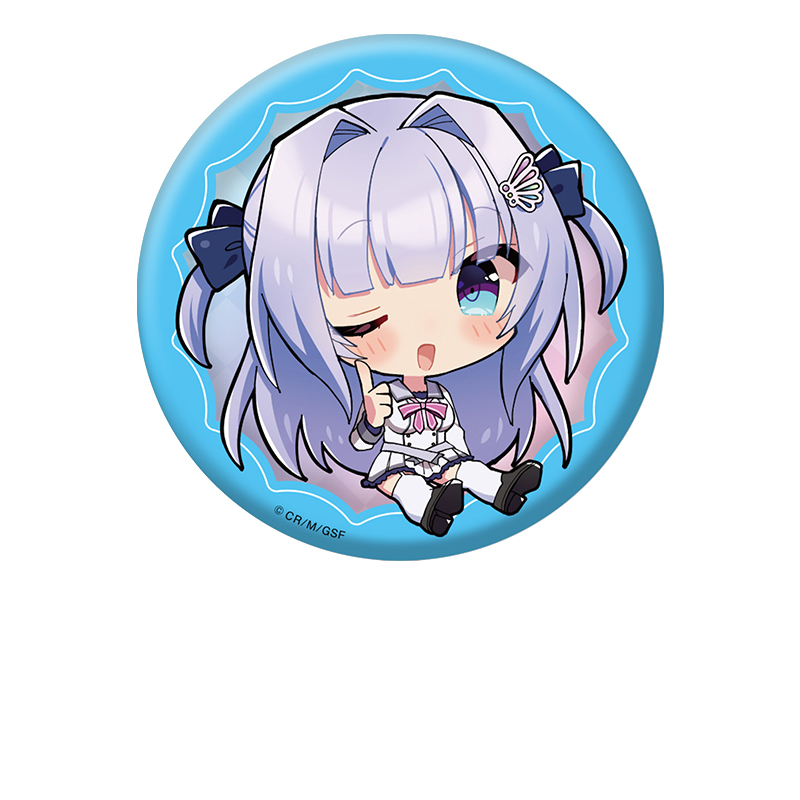 【ペンギンパレード】9-nine- Ruler's Crown ぺたん娘缶バッジ 香坂 春風