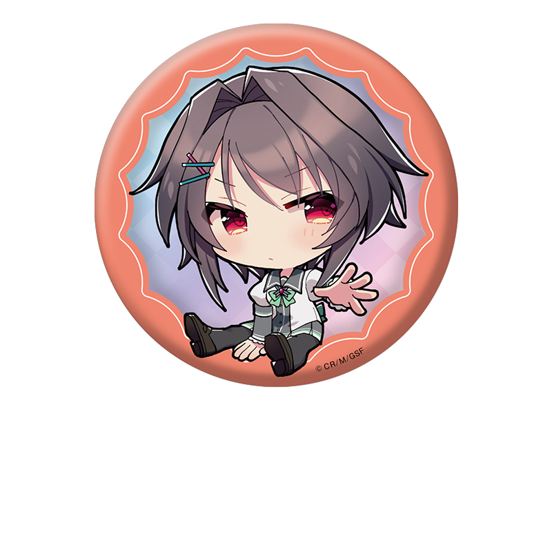 【ペンギンパレード】9-nine- Ruler's Crown ぺたん娘缶バッジ 結城 希亜