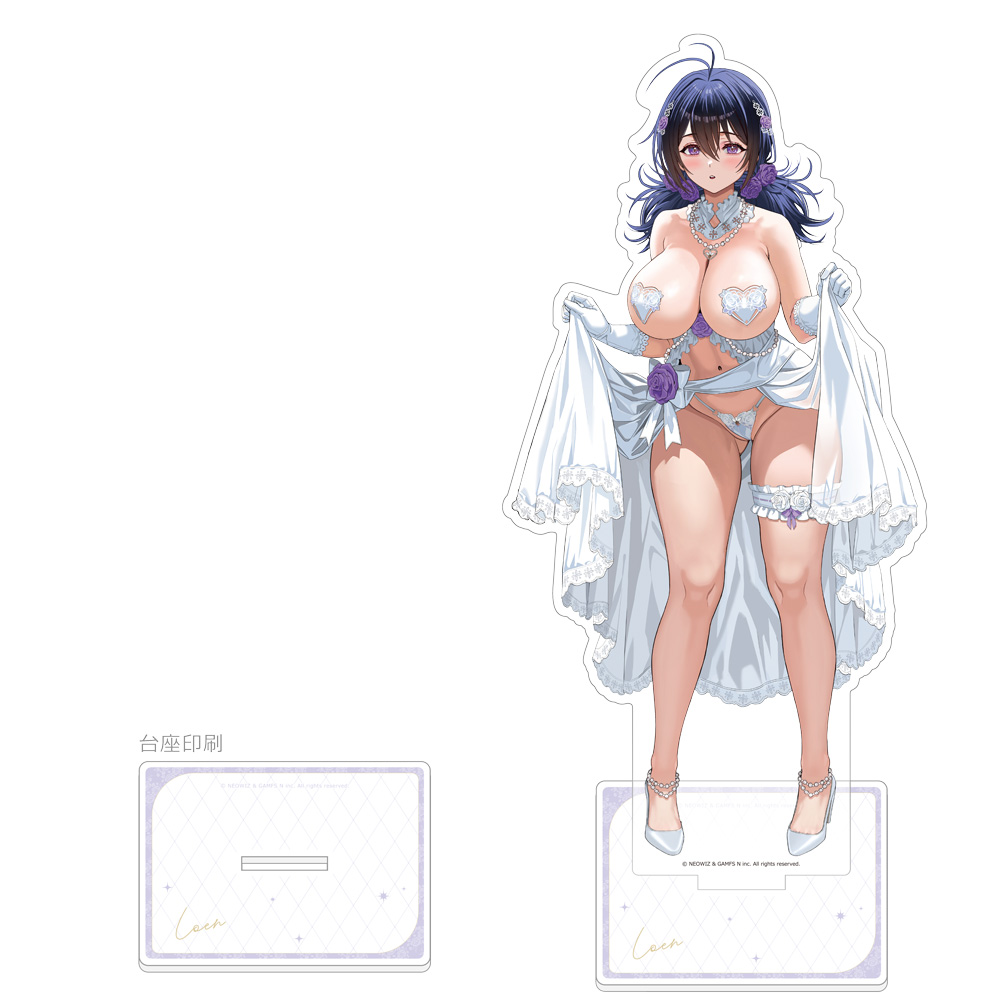 【カーテン魂】ブラウンダスト2 描き下ろし特大アクリルスタンド（ロエン/ウエディング水着）