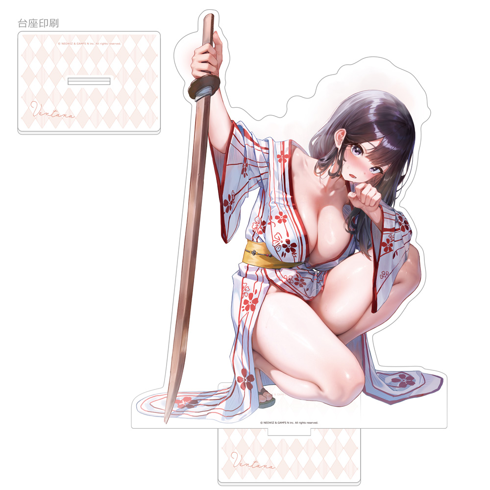 【カーテン魂】ブラウンダスト2 特大アクリルスタンド（ヴェンタナ/温泉修行人）