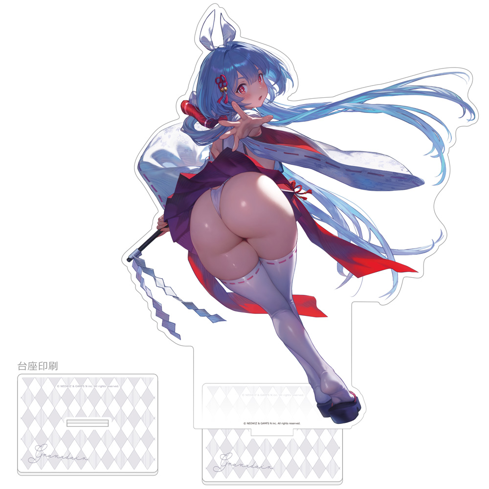【カーテン魂】ブラウンダスト2 特大アクリルスタンド（グラナデ/浄化の巫女）