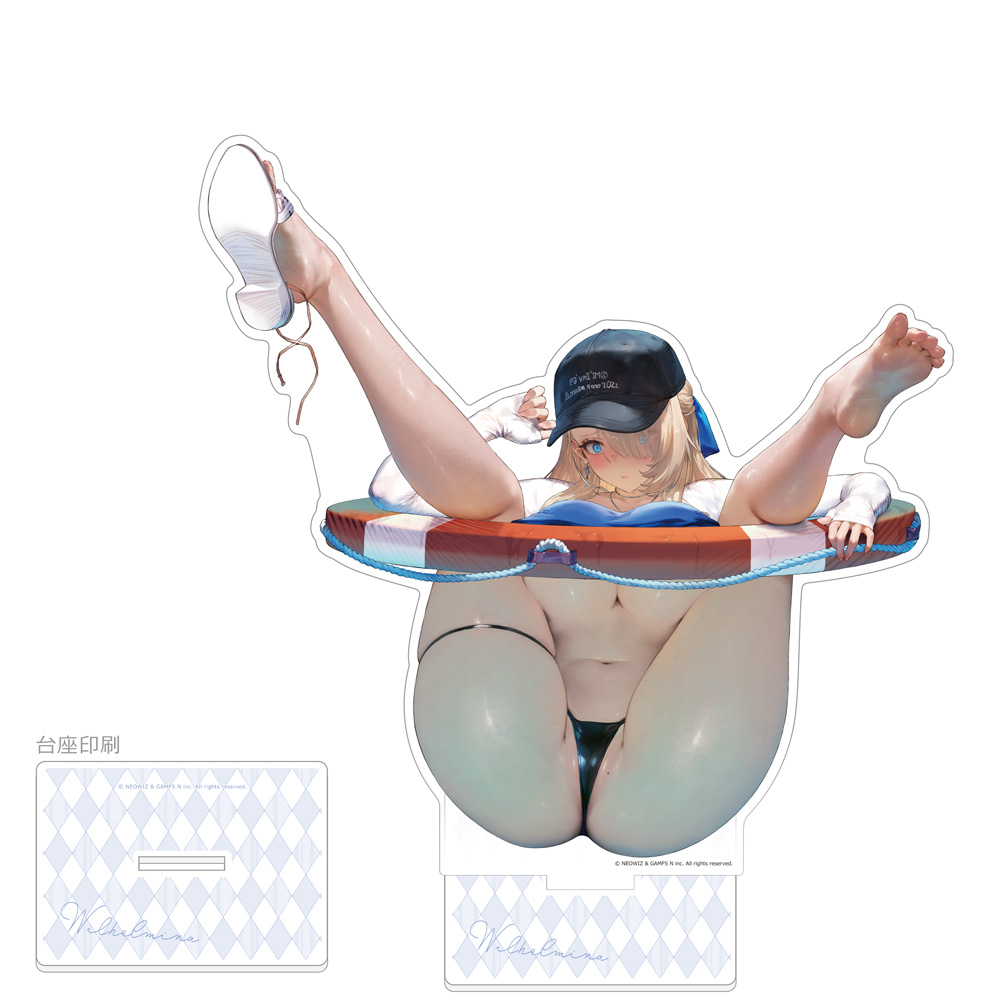 【カーテン魂】ブラウンダスト2 特大アクリルスタンド（ウィルヘルミナ/ウォーターパークの女王）