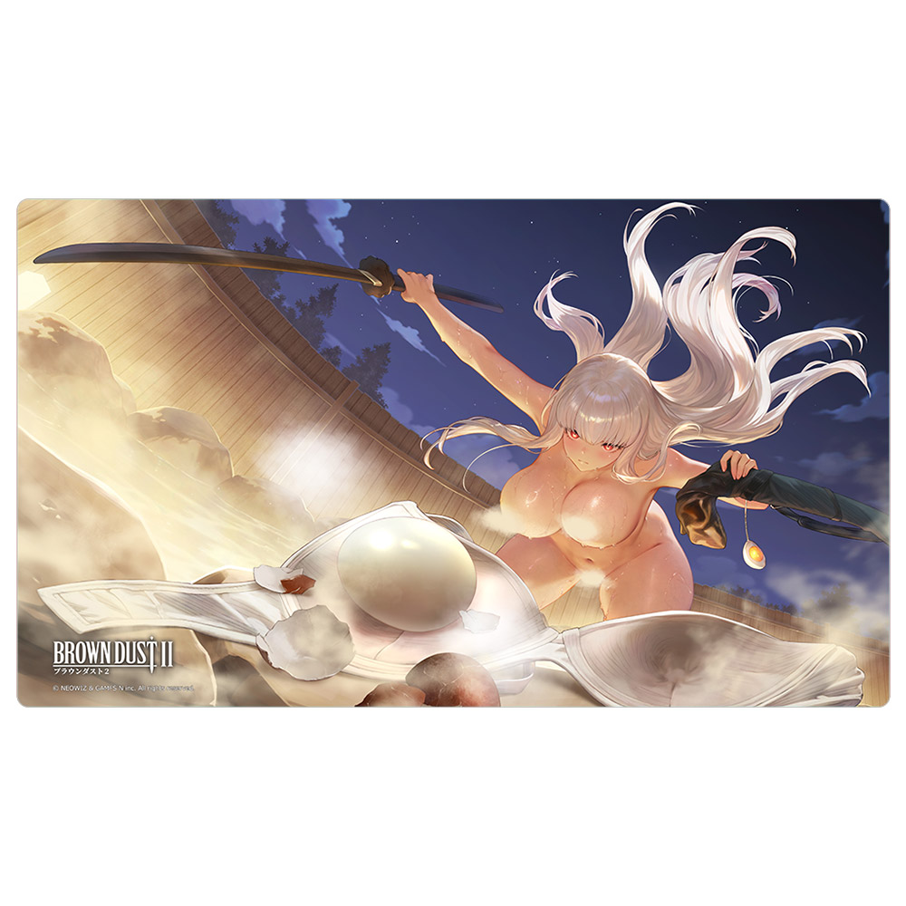 【カーテン魂】ブラウンダスト2 ラバーマット（ブレイド/温泉剣客）