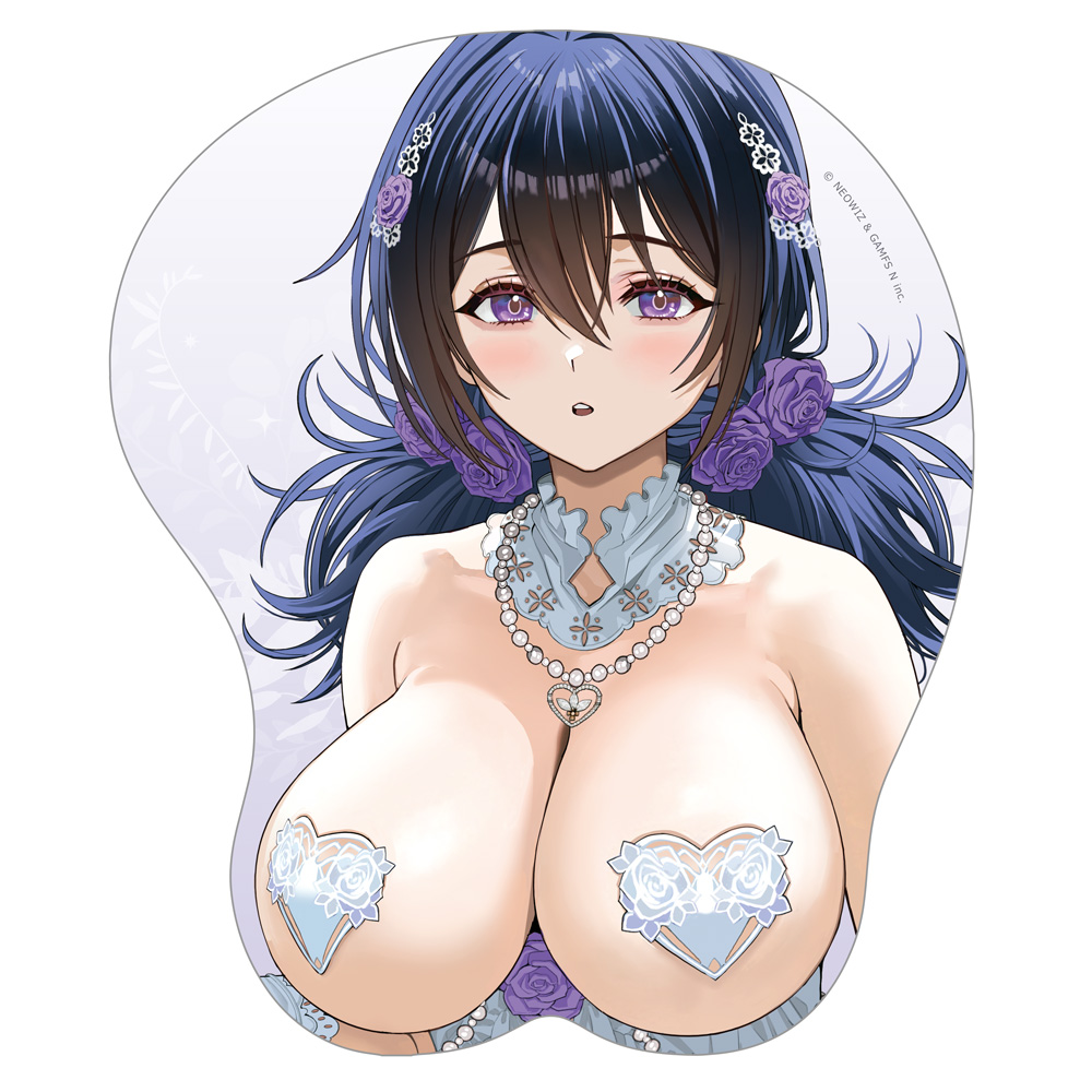 【カーテン魂】ブラウンダスト2 描き下ろし特大マウスパッド（ロエン/ウエディング水着）