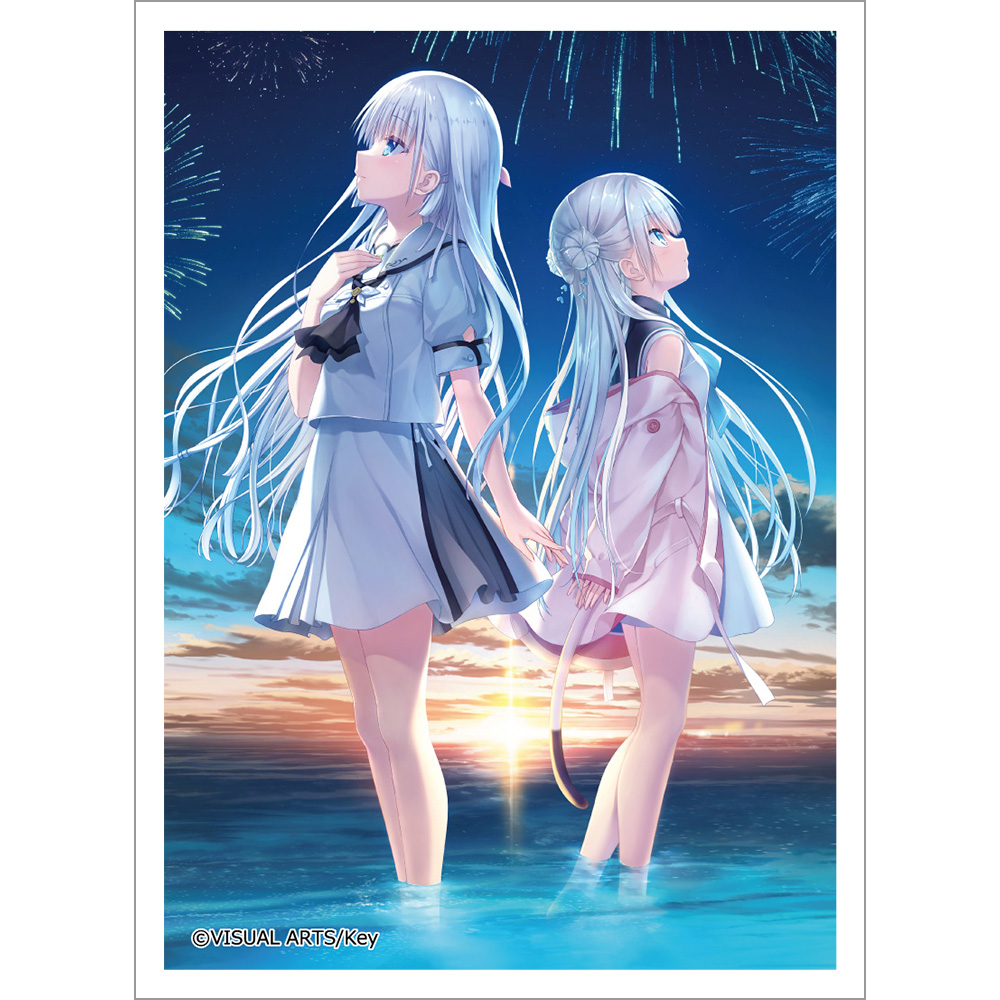 【カーテン魂】Summer Pockets REFLECTION BLUE＆anemoi スリーブ（鳴瀬 しろは＆辻倉朱比華）