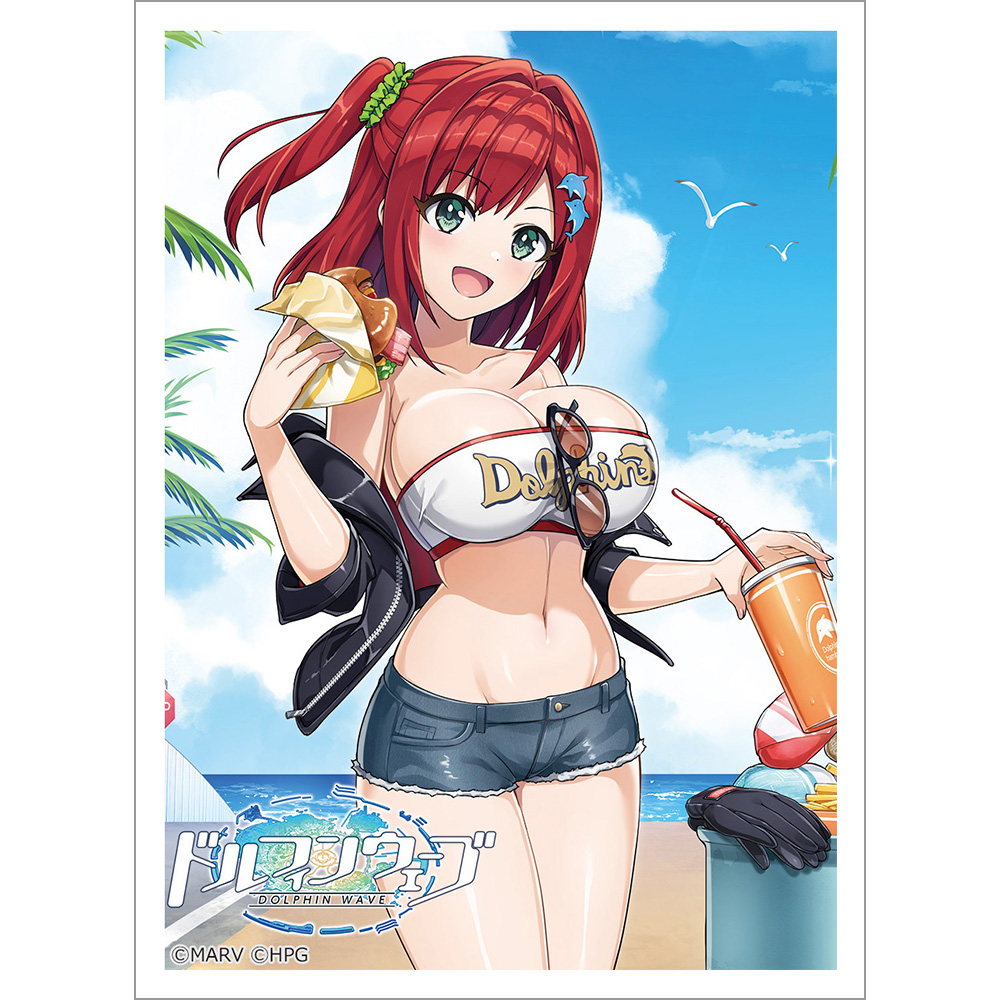 【カーテン魂】ドルフィンウェーブ 描き下ろしスリーブ（咲宮 入華/コーストライディング）