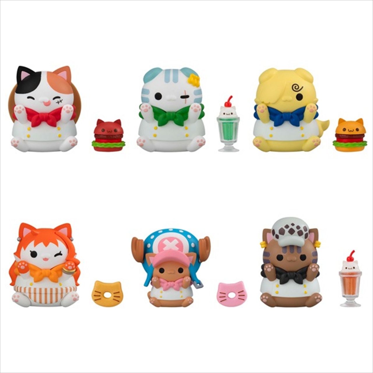 【メガハウス】MEGA CAT PROJECT ワンピース ニャンピースニャーン！DINER！1BOX入数：6