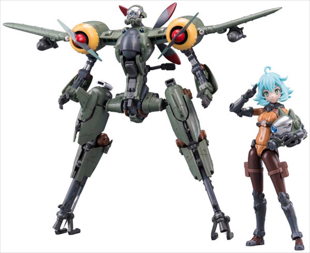 【コトブキヤ】鉄銹薔薇（RUSTED BRIER）ランデ・コスキネン ＆ RTP-10A 鋒刃 高速可変戦機