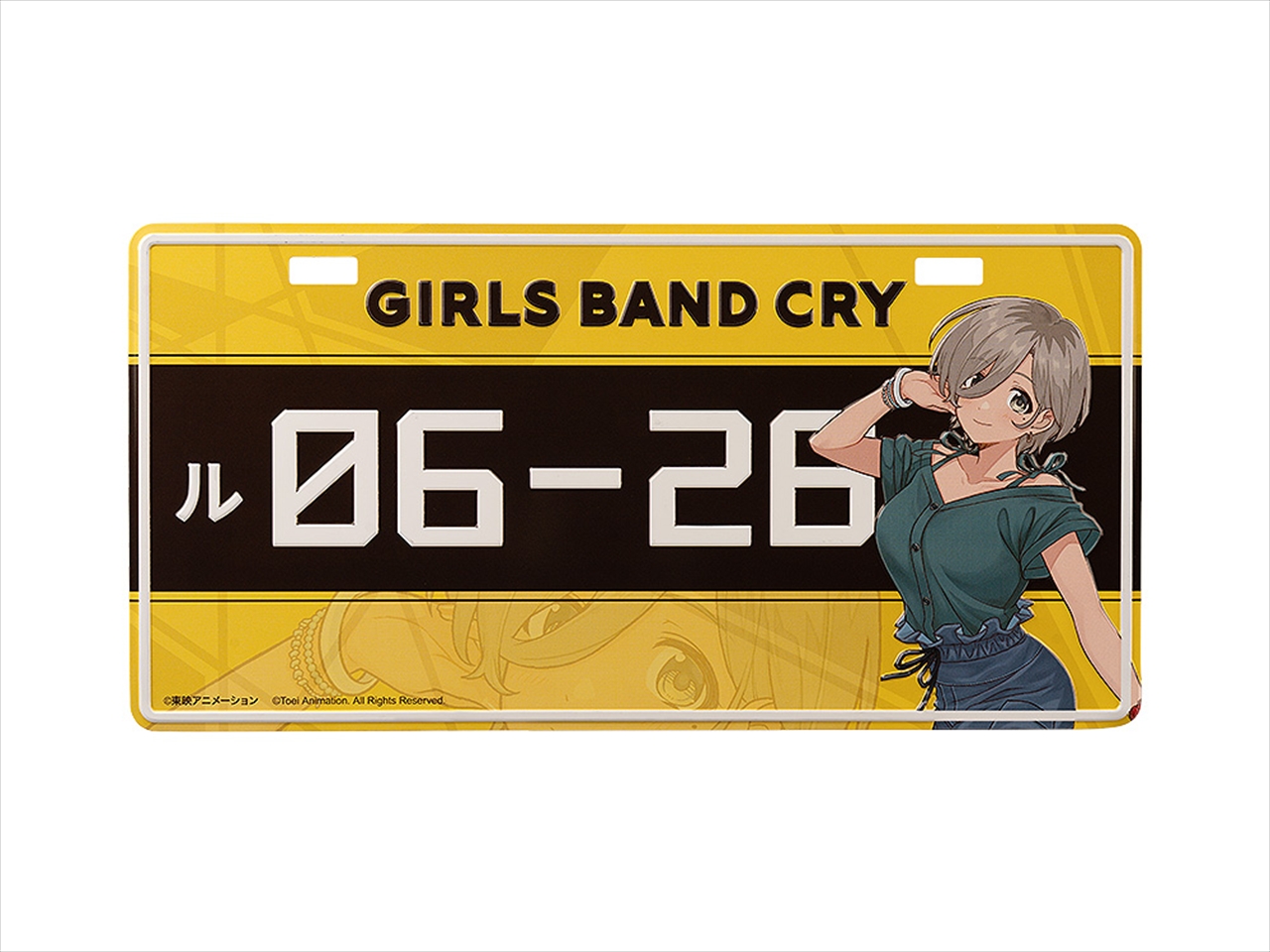 【GoodSmile Moment】GIRLS BAND CRY ナンバープレート風プレート ルパ