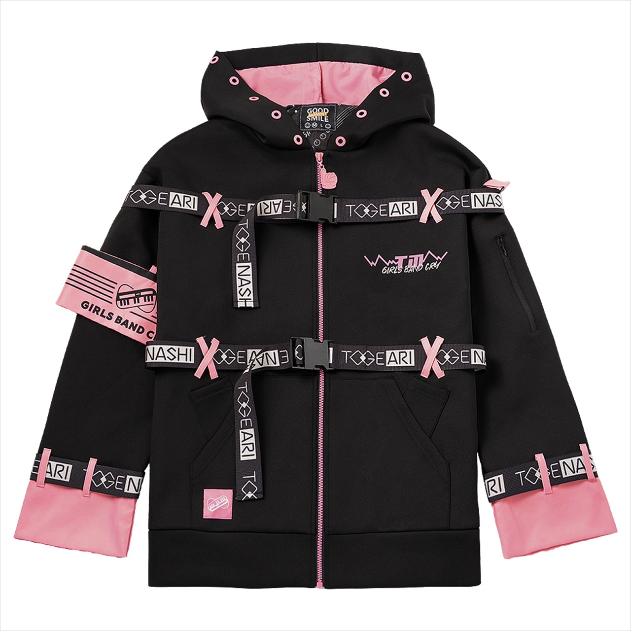 【GoodSmile Moment】GIRLS BAND CRY スウェットパーカー 海老塚 智 L
