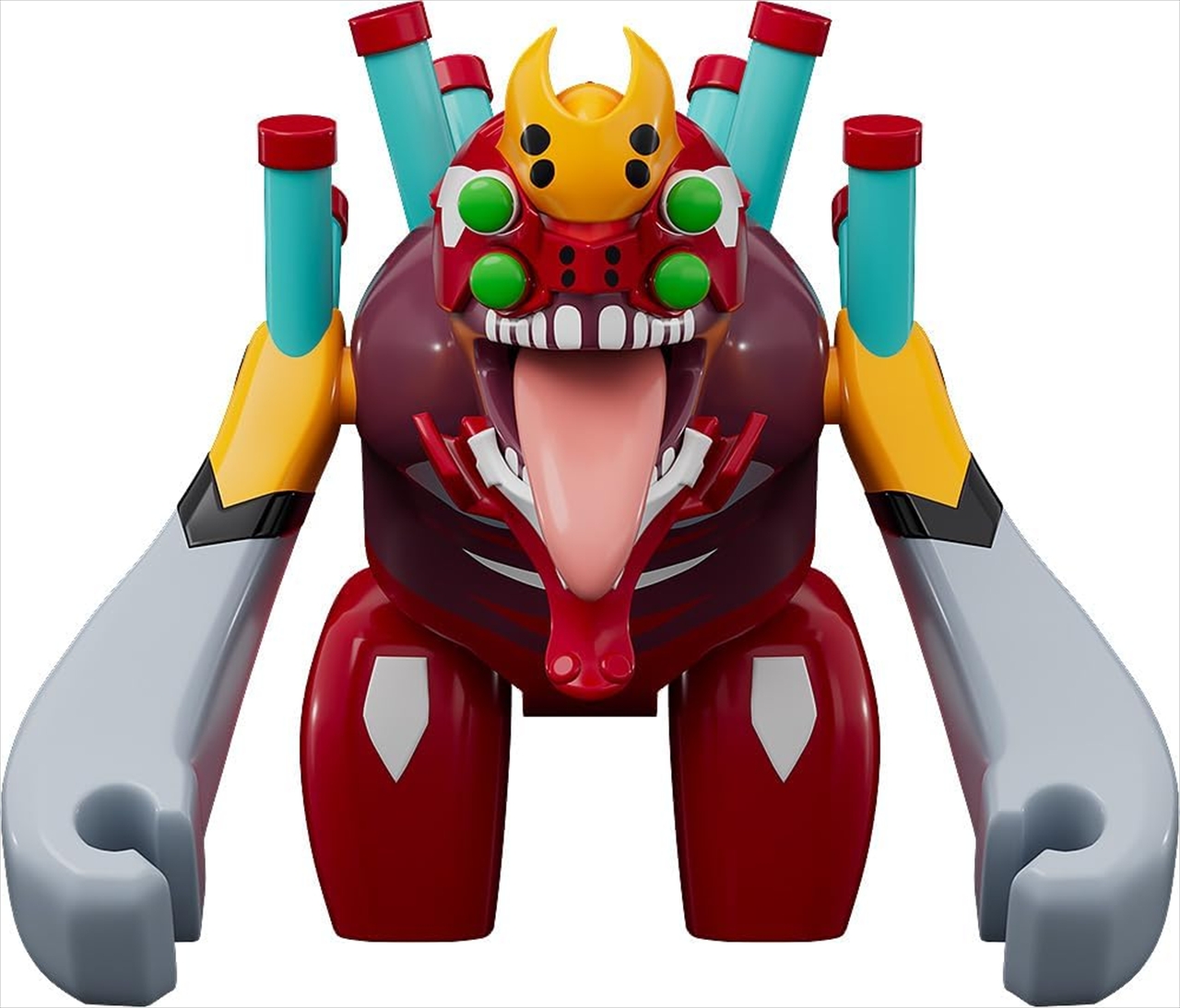 【グッドスマイルカンパニー】BRICKROID ヱヴァンゲリヲン新劇場版 エヴァンゲリオン2号機 獣化第2形態