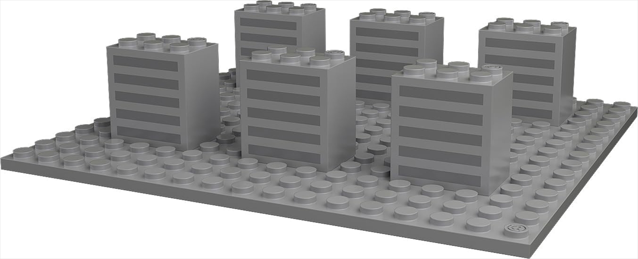 【グッドスマイルカンパニー】BRICKROID ビルA＋ベースセット