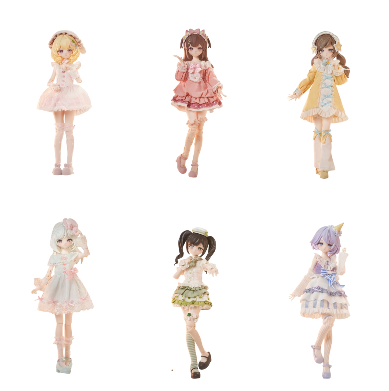 【Bisprin】お休みなさいお嬢様 淡雪深冬（あわゆきしんとう）シリーズ トレーディングドール 1BOX入数：6